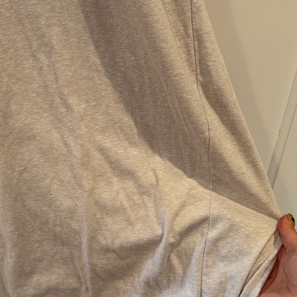 Madewell Heather Oatmeal Midi Shirt Dress - Picture 3 of 3